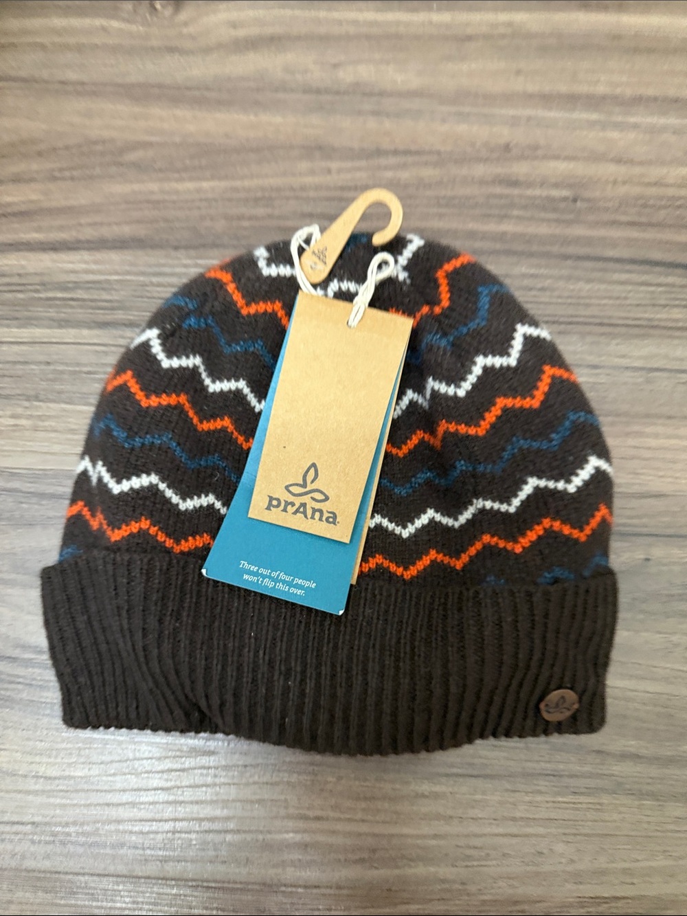 NWT prAna Glacial Beanie Scorched Brown Hat one size
